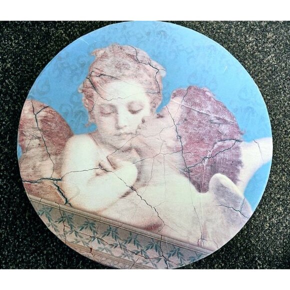 Two round Vintage Tri-Coastal Design boxes - Picture 2 of 8